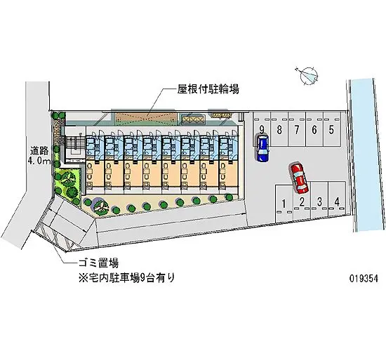 ★手数料０円★東久留米市下里　月極駐車場（LP）